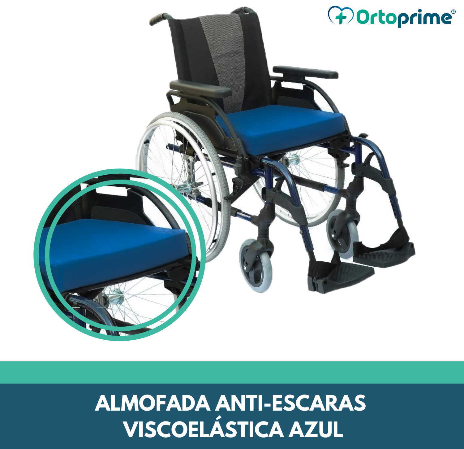 Almofada Anti-Escaras Espuma de Memória 50kg/m3