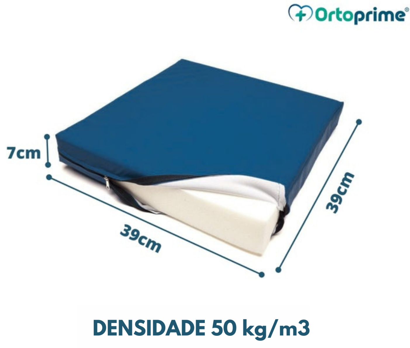 Almofada Anti-Escaras Espuma de Memória 50kg/m3