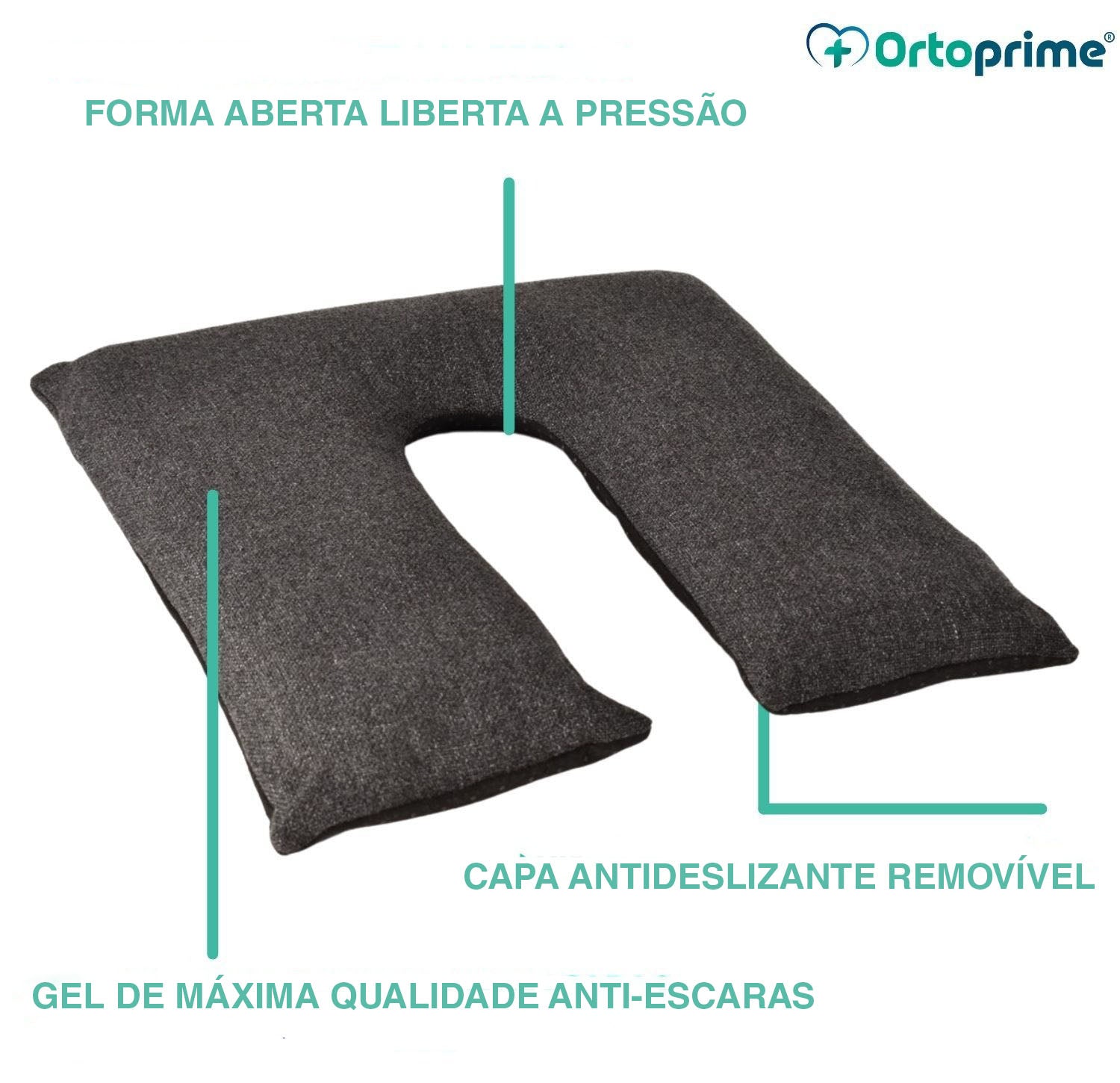 Almofada Anti-Escaras em Ferradura de Flutuação Líquida