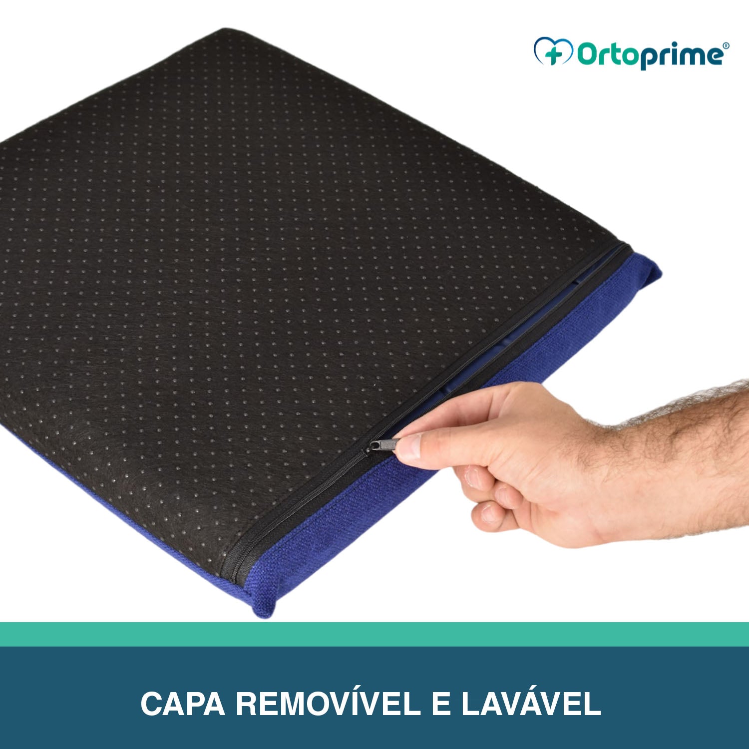 Almofada Anti-Escaras Quadrada de Gel Líquido